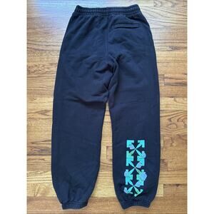 Off-White Tornado Arrow Slim Sweatpant 'Black/Multicolor' Size XS C9